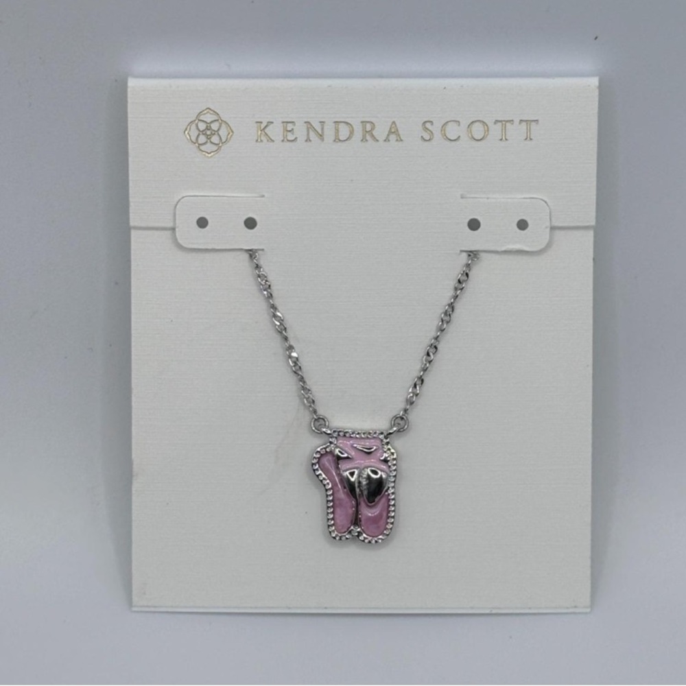 Kendra Scott Ballet Silver Pendant Necklace